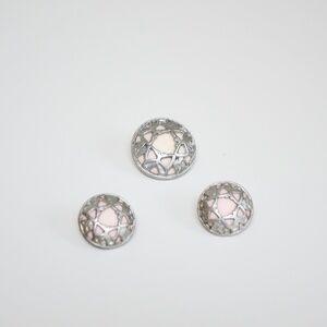 Metal Heart Butterfly & Pink Clothing Blazer Buttons